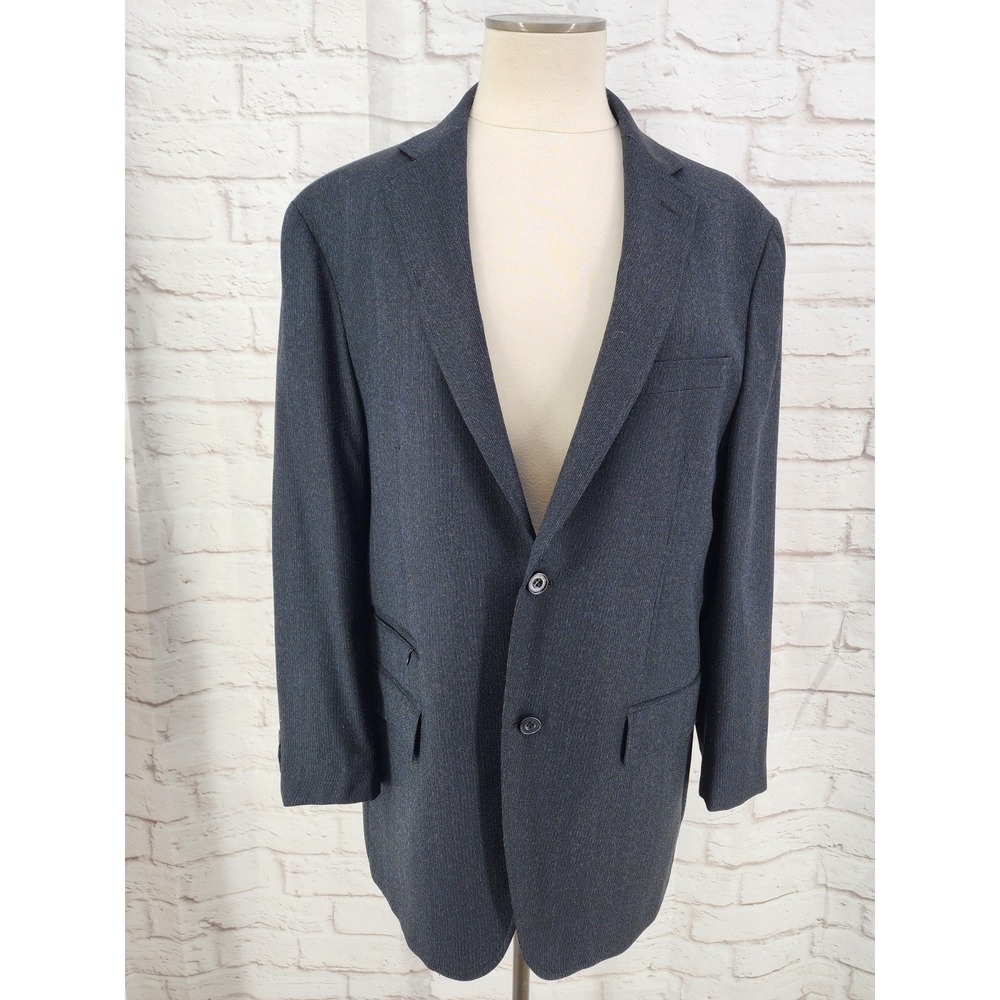 Daniel Hechter Blazer Wool Bamboo Bloke Men 42R* Altered Double Vent Sport Coat
